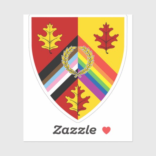 Rusted Woodlands Pride Sticker (Vel)