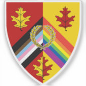 Rusted Woodlands Pride Sticker (Voorkant)