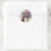 Rusteloze Ruby Fee Draak Sticker (Tas)