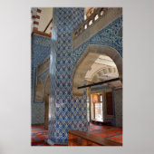 Rustem Pasha-moskee in Istanbul Poster (Voorkant)