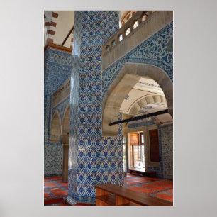 Rustem Pasha-moskee in Istanbul Poster