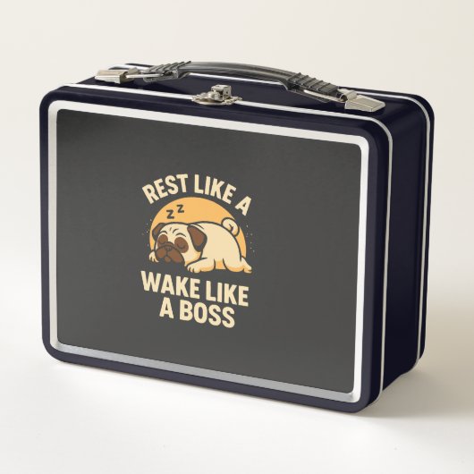Rusten als een Pug - Wakker worden als een Boos (Voorkant)