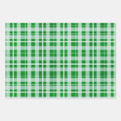 Rusten Kerstdamast Rood en Groen Inpakpapier Vel (Voorkant 2)