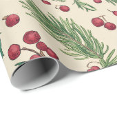 Rusten Kerstdennenboom Cadeaupapier (Rol Hoek)