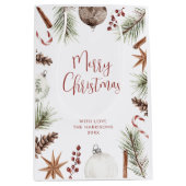 Rusten Kerstmis Medium Cadeauzakje (Voorkant)