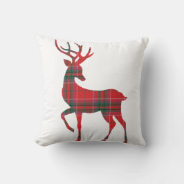 Rusten Kerstmis Plaid Rood Groen Rendier Kussen