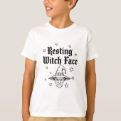 Rusten met rust - Schattigee heks & ster Kinder T- T-shirt (Voorkant)