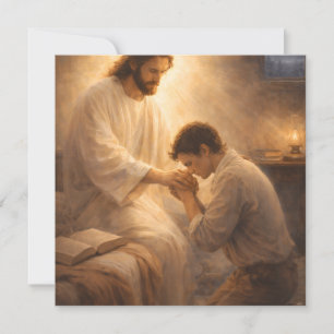 Rusten op Jezus' Schoot: Een Gebed van Vrede, Lief Kaart