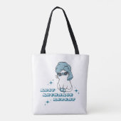 Rusten, Opladen, Herhalen - Zelfzorg en Katten Tote Bag (Achterkant)
