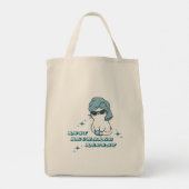 Rusten, Opladen, Herhalen - Zelfzorg en Katten Tote Bag (Achterkant)