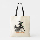 Rusten van Heksengezicht Tote Bag (Achterkant)