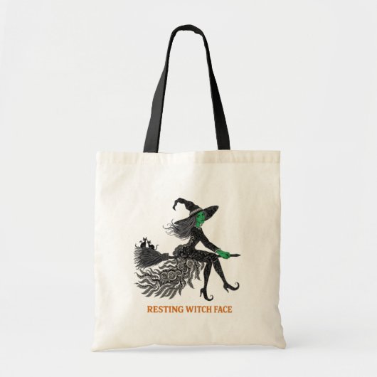 Rusten van Heksengezicht Tote Bag (Voorkant)