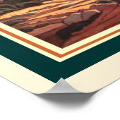 Rustenburg Kloof S. Africa door J.H. Pierneef 16x2 Poster (Hoek)