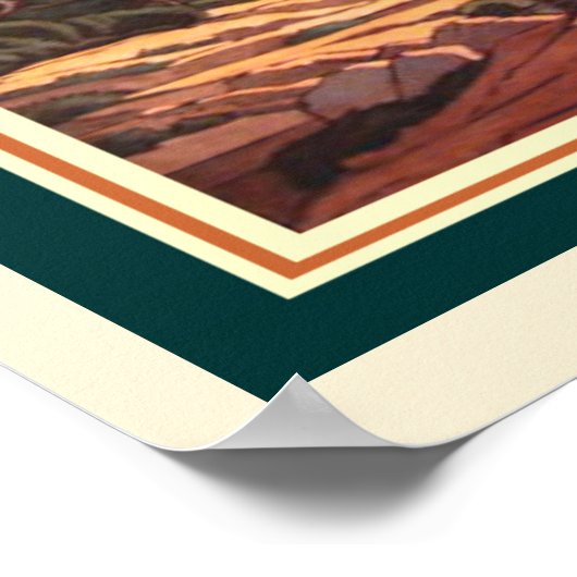 Rustenburg Kloof S. Africa door J.H. Pierneef 16x2 Poster (Hoek)