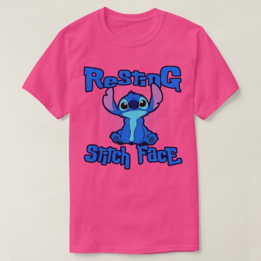 Rustend gezicht met zijn T-shirt (Design voorkant)