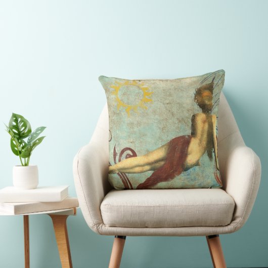  rustend op de onderste piloot van het zonnedek kussen (Stoel)