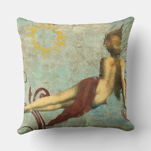  rustend op de onderste piloot van het zonnedek kussen (Achterkant)