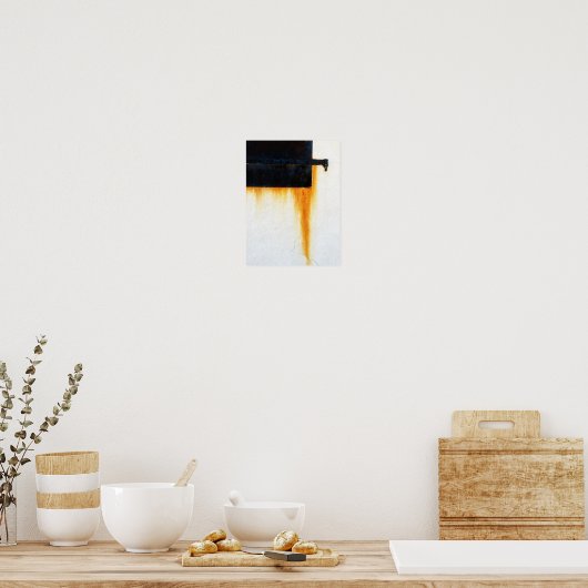 Rustende barwand poster (Keuken)