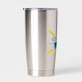 Rustende Beach Gezicht Zonnebril Gepersonaliseerd Geïsoleerde Drinkbeker (Rechts)