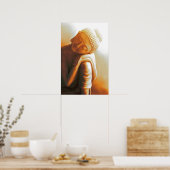 rustende Boeddha II Poster (Keuken)
