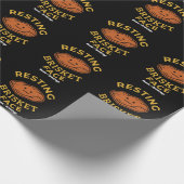 Rustende Brisket Gezicht Grappige BBQ Rook Pitmast Cadeaupapier (Hoek)
