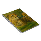Rustende Cheetah Duo in het bos Notitieboek (Rechterzijde)