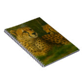 Rustende Cheetah Duo in het bos Notitieboek (Rechterzijde)