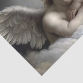 Rustende Cherubijn Engel Zachte Wolk Decoupage Tissuepapier (Detail)