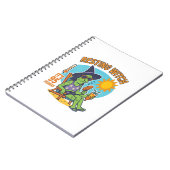 Rustende heks - Summerween Premium Notitieboek (Linkerzijde)