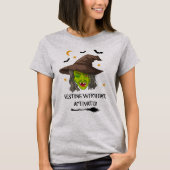 Rustende Heksengezicht Geactiveerd T-shirt (Voorkant)