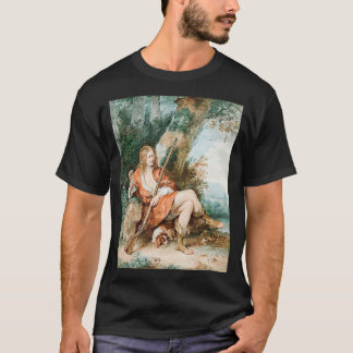 rustende Hunter Illustratie van Aert Schoum T-shirt