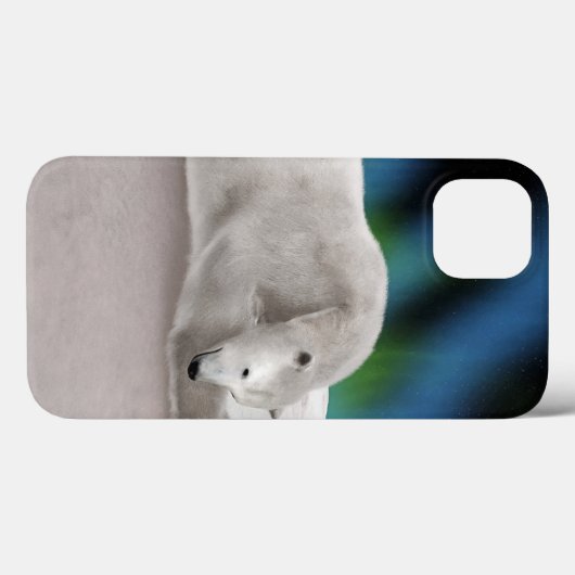 Rustende ijsbeer Case-Mate iPhone case (Achterkant (horizontaal))