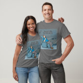 Rustende ogen Humorous Dad Design T-shirt (Unisex)