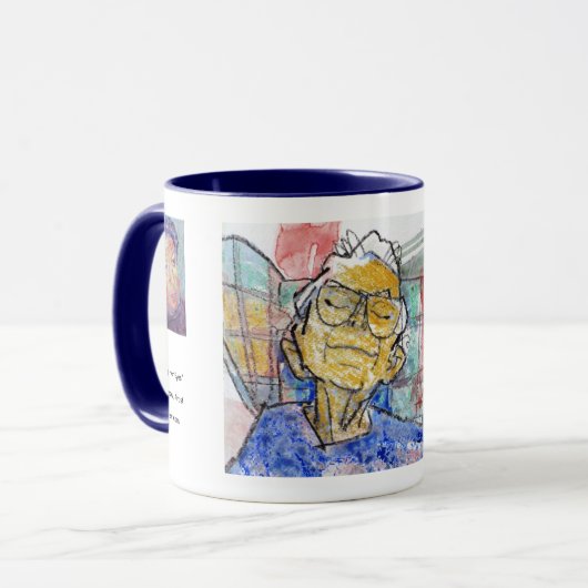 Rustende ogen Schilderij / Kunstenaar Larry Lerew Mok (Voorkant links)