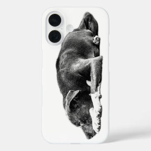 Rustende Pitbull Mix Kalme Gaze Telefoonhoes iPhone 16 Hoesje