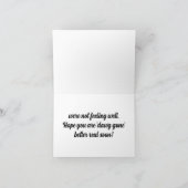 Rustende puppy wordt goed Kaart (Binnen)