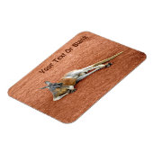 Rustende rode kangoeroe mannetje magneet (Linkerzijde)