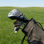 Rustende sneeuwuil met fonkeling, golfheadcover (Insitu)