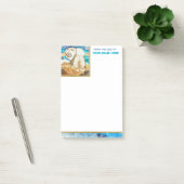 RUSTENDE STRAND GEZICHT crème show Post-it® Notes (Kantoor)