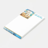 RUSTENDE STRAND GEZICHT crème show Post-it® Notes (Schuin)