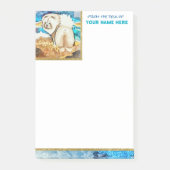 RUSTENDE STRAND GEZICHT crème show Post-it® Notes (Voorkant)