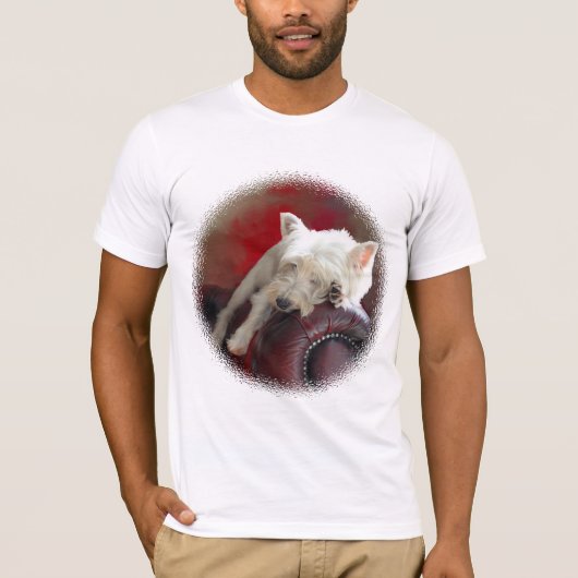 Rustende Westie T-shirt (Voorkant)