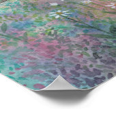 Rustende Wilg Bloem Fee Fantasie Kunst Poster (Hoek)