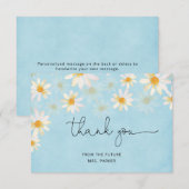 Rustenica Madeliefje Bloem Bedankkaartje Bedankkaart (Voorkant / Achterkant)