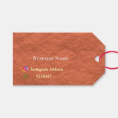 Rustenieke Prijs Cadeaulabel (Voorkant (Horizontaal))