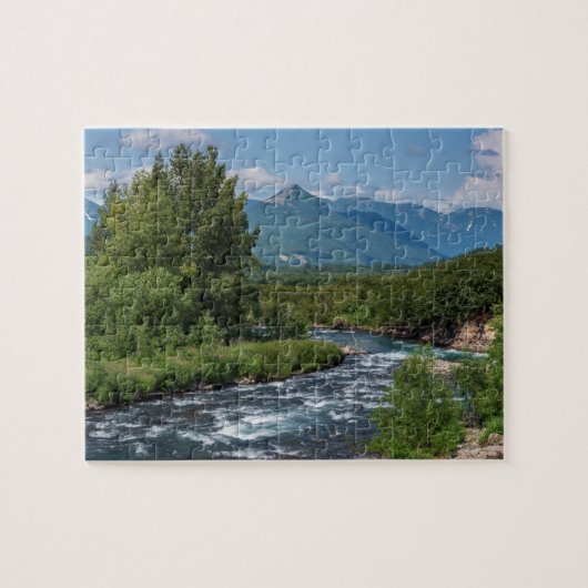 Rustgebergte in de zomer legpuzzel (Horizontaal)