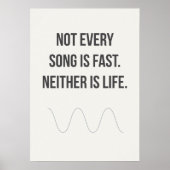 Rustgevend Motiverende Spreuk Poster (Voorkant)