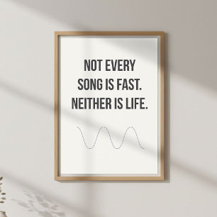 Rustgevend Motiverende Spreuk Poster