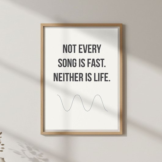 Rustgevend Motiverende Spreuk Poster