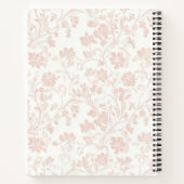 Rustgevende gedempte abrikoos trendy kleur notitieboek (Achterkant)